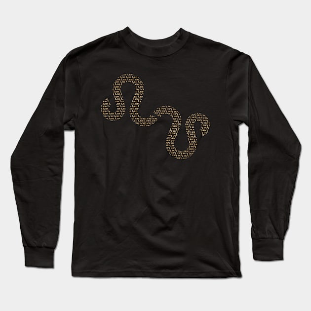 New leo zodiac design Long Sleeve T-Shirt by INDONESIA68